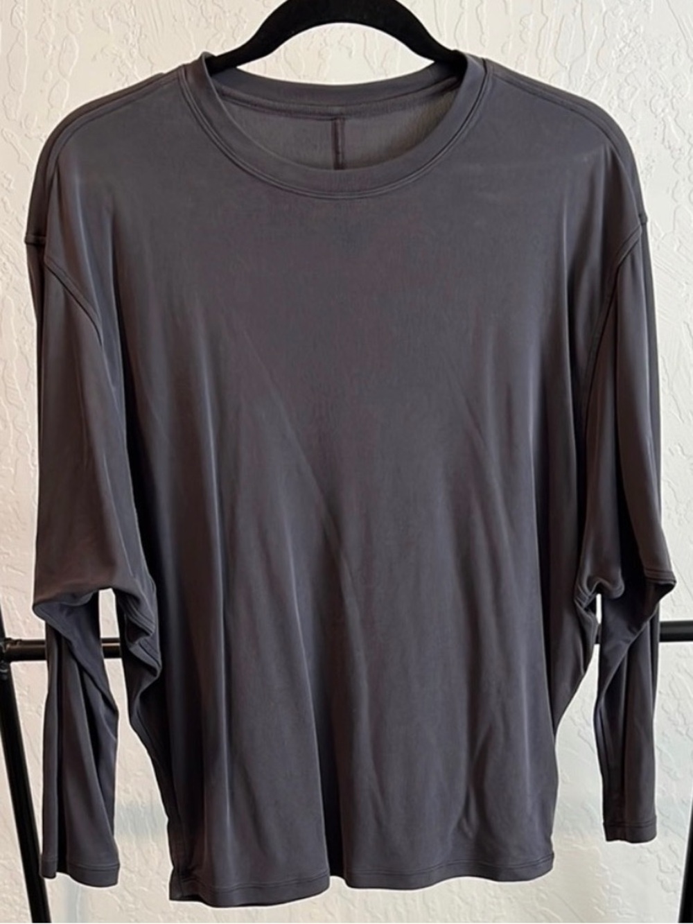 lululemon athletica Brown Crewneck Long Sleeve Top